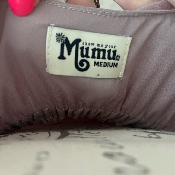 Show Me Your MuMu Caitlin Ruffle Maxi Dress, size M - Picture 3 of 5